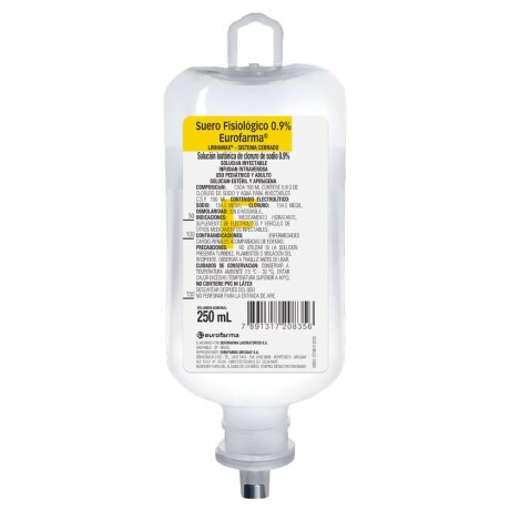 Suero Fisio. Eurofarma 250 Ml Suero Fisio. Eurofarma 250 Ml