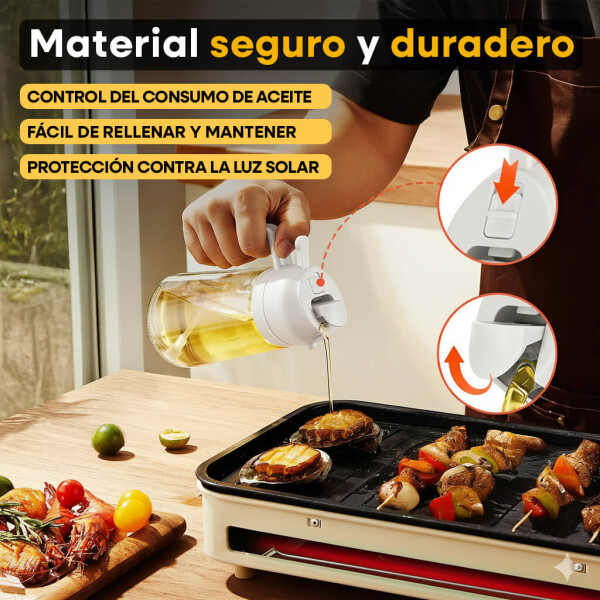 Spray Aceite Vinagre Pulverizador Liquidos Rociador 600ml IMBACK Blanco Spray Aceite Vinagre Pulverizador Liquidos Rociador 600ml IMBACK Blanco