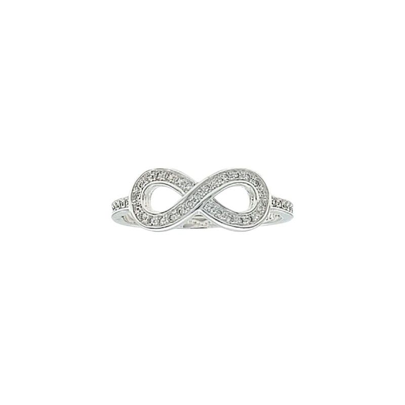 Anillo Infinito-Plata 925-Con Zirconia-AN4588 conpiedra