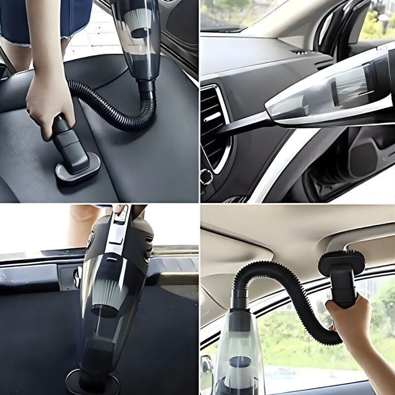 Aspiradora para Auto Inalámbrica Carga Usb 120 W Negro