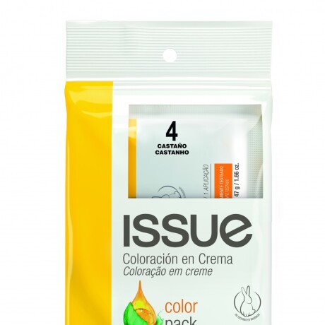 Coloración en Crema Tinta Issue Color Pack Eco Keratina CASTANO