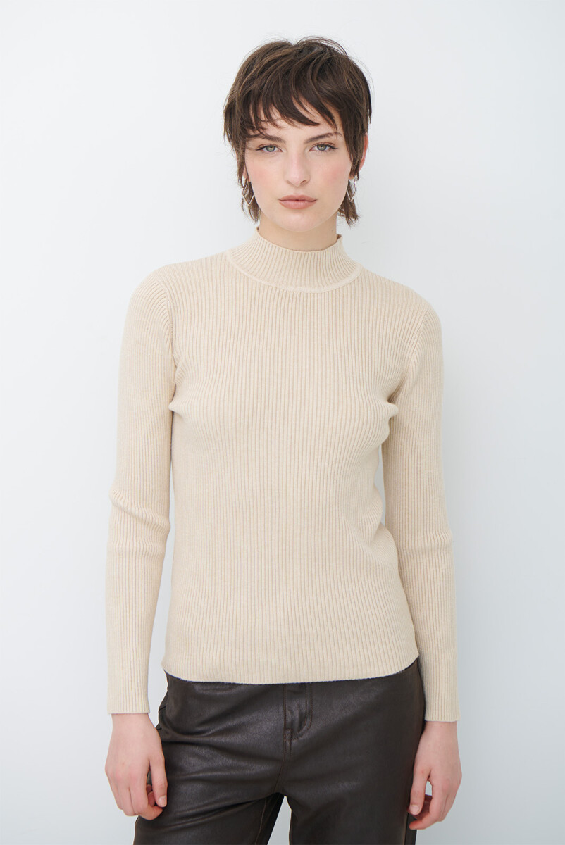 POLERA MORLEY - NATURAL 