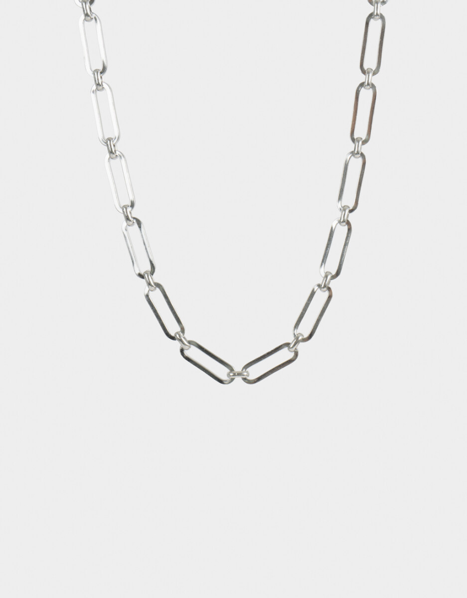 Collar Corto Eslabones Acero 