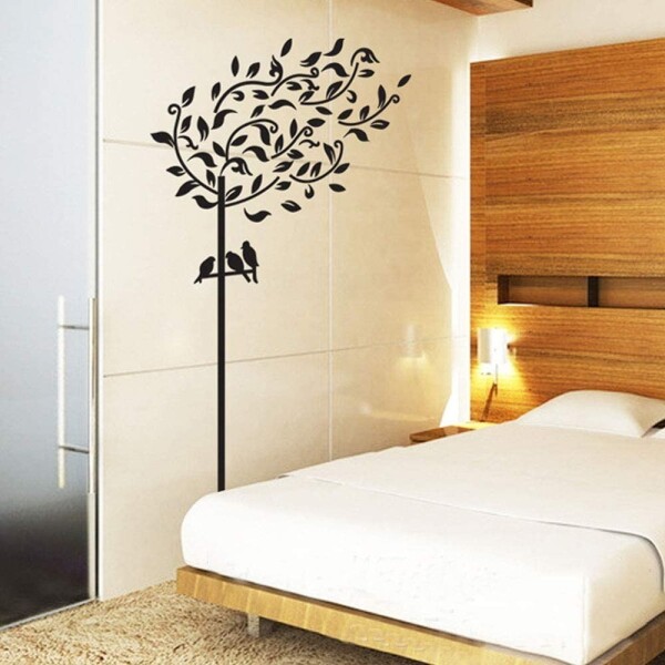 Vinilo Adhesivo Árbol Genealógico Portarretratos Para Pared Variante Arbol Fino