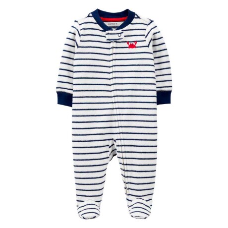 Pijama Carters Ropa Bebe Rayas Blanco Azul - BLANCO — Universo Binario