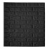 Revestimiento Pared Adhesivo Facil Colocacion Piedra X5 Uni Color Variante Negro