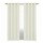 Set x2 Cortina Blackout 140x230 Cm Living Dormitorio Crudo Verde Agua