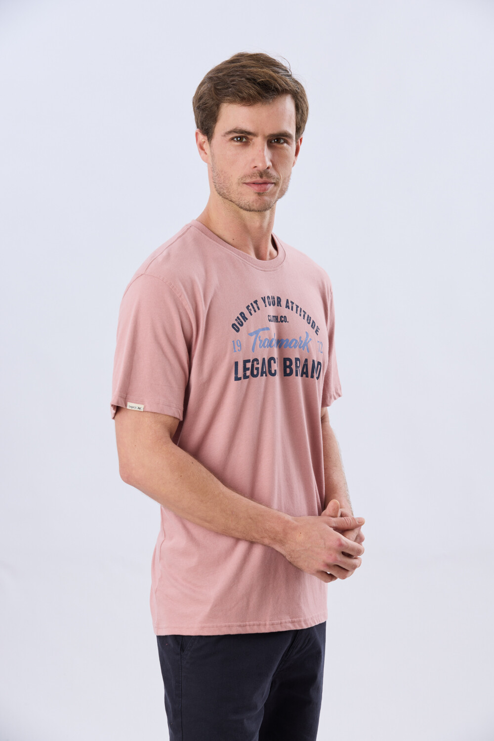 REMERA ESTAMPADA DE ALGODÓN Rosa