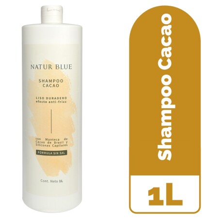 Shampoo Cacao sin sal NATUR BLUE 1 L