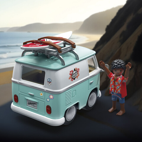 Camioneta T1 Camper Volkswagen Playmobil 31 Piezas U