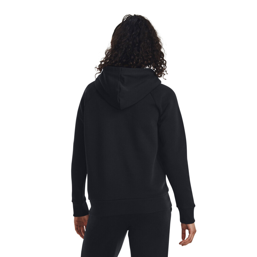 Canguro de Mujer Under Armour Logo Rival Fleece Negro