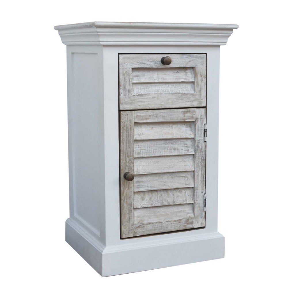 MESA DE LUZ MADERA BLANCO EZIO