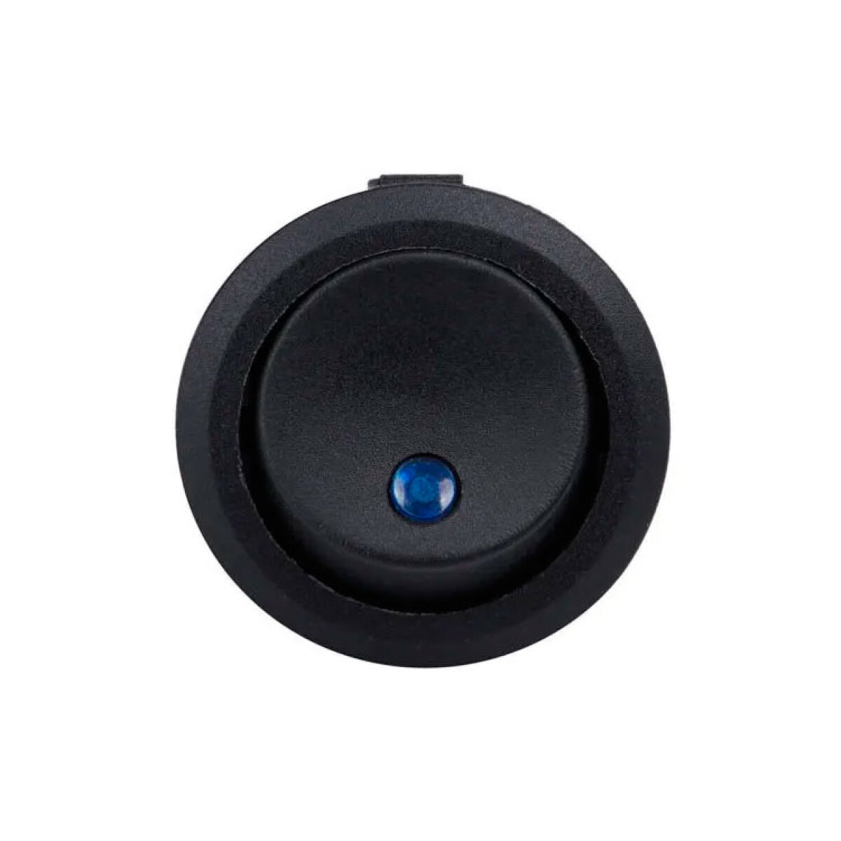 LLAVE BOTON TABLERO - MINI TECLA REDONDA PUNTO AZUL - 