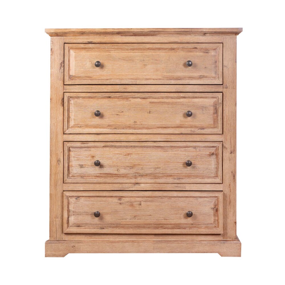 CAJONERA 5 CAJONES MADERA-ACACIA NATURAL-BEIGE WESTPORT