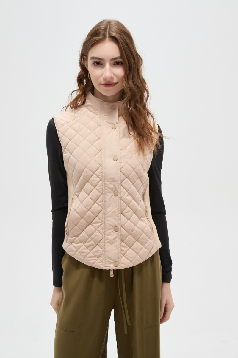 Chaleco Pozzi - Beige 