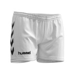 SHORT ENTRENAMIENTO MUJER BLANCO/NEGRO