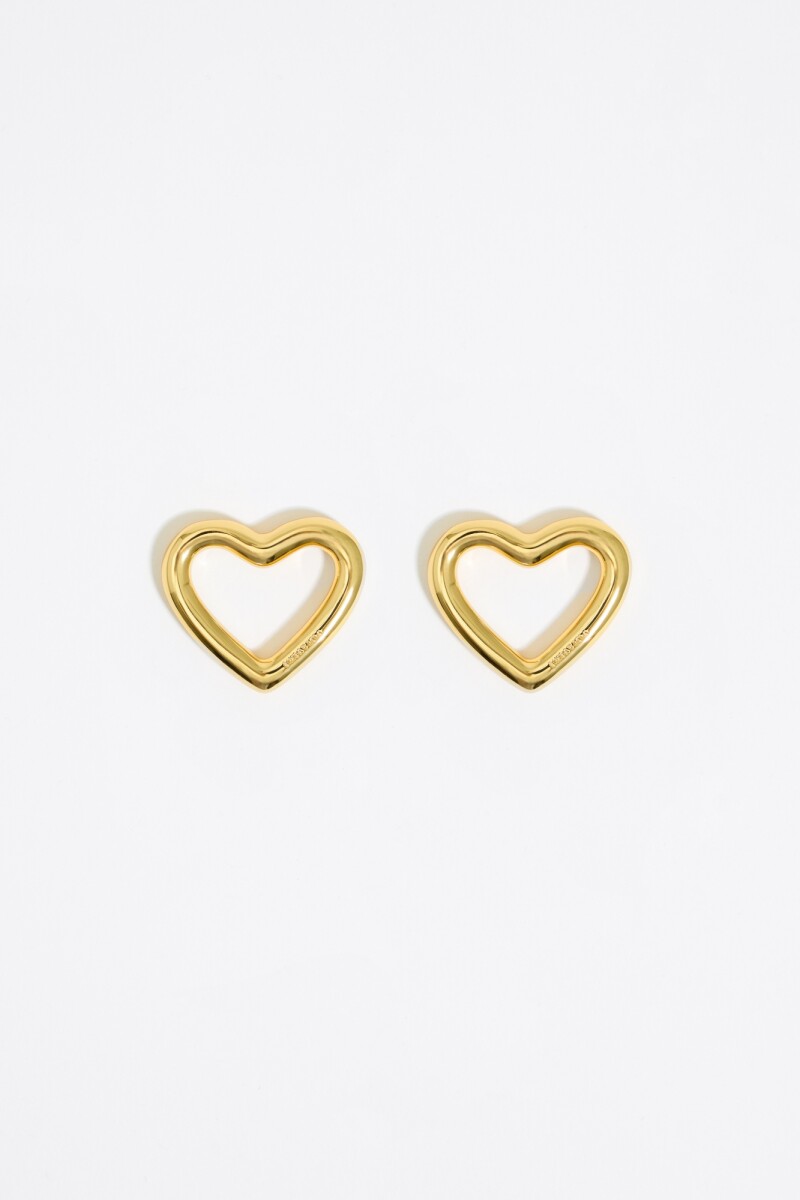 PENDIENTES CORAZÓN MEDIANO Oro
