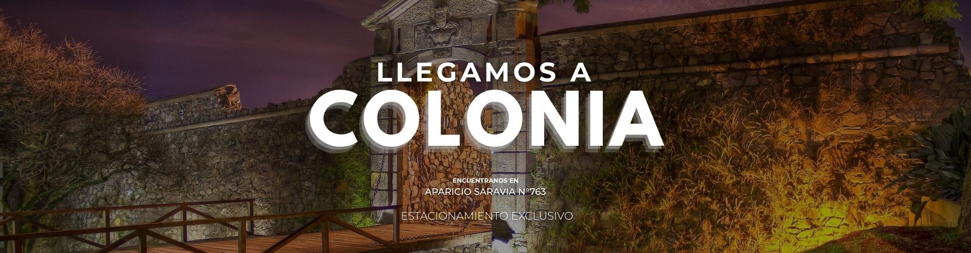 LLEGAMOS A COLONIA