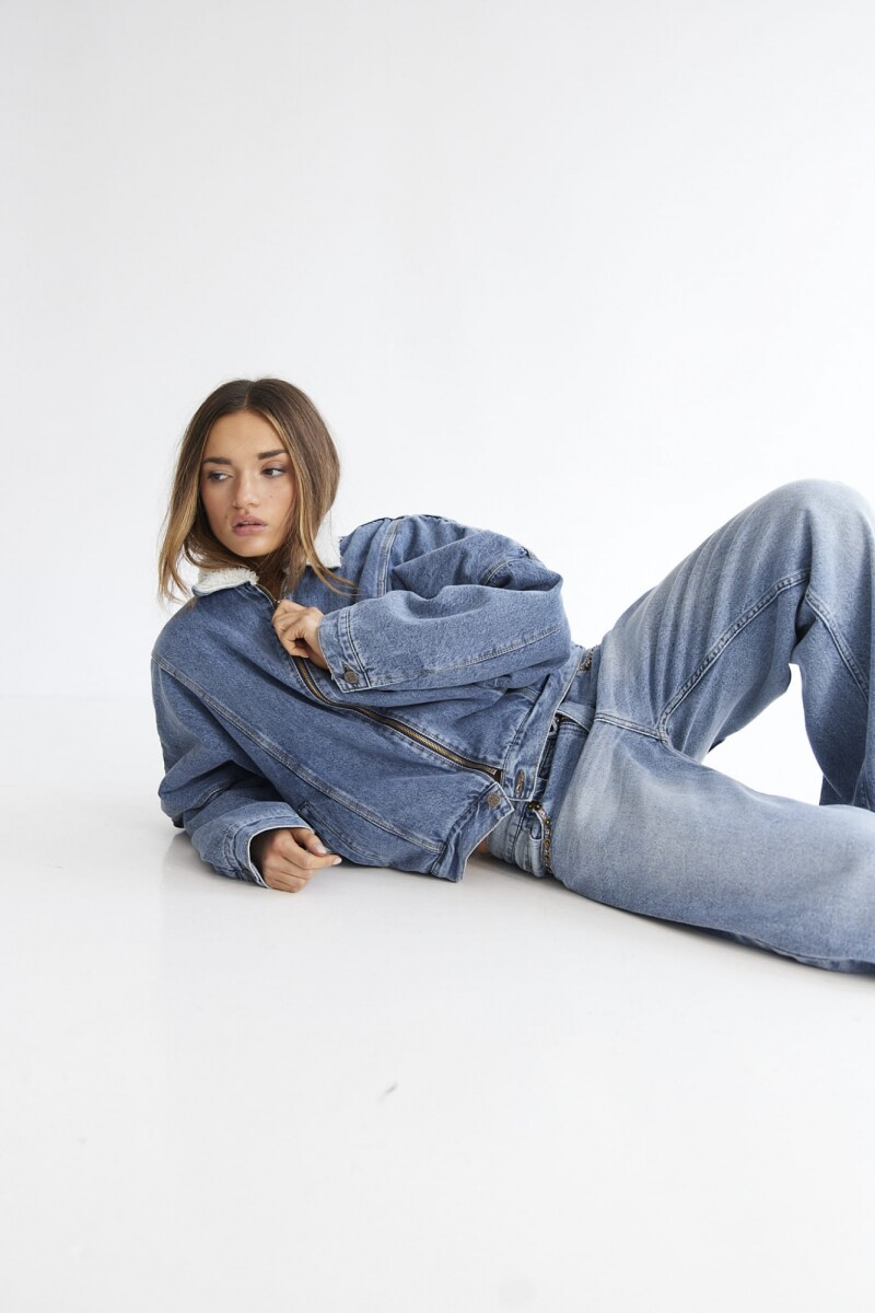 Campera Nieve Celeste