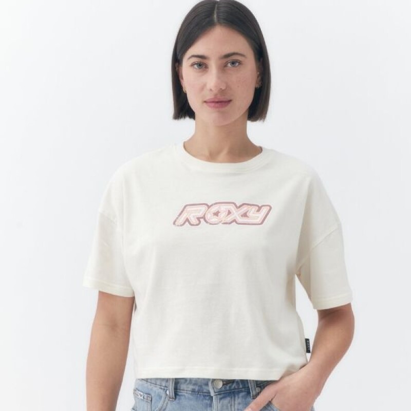 Remera corta Roxy Crudo