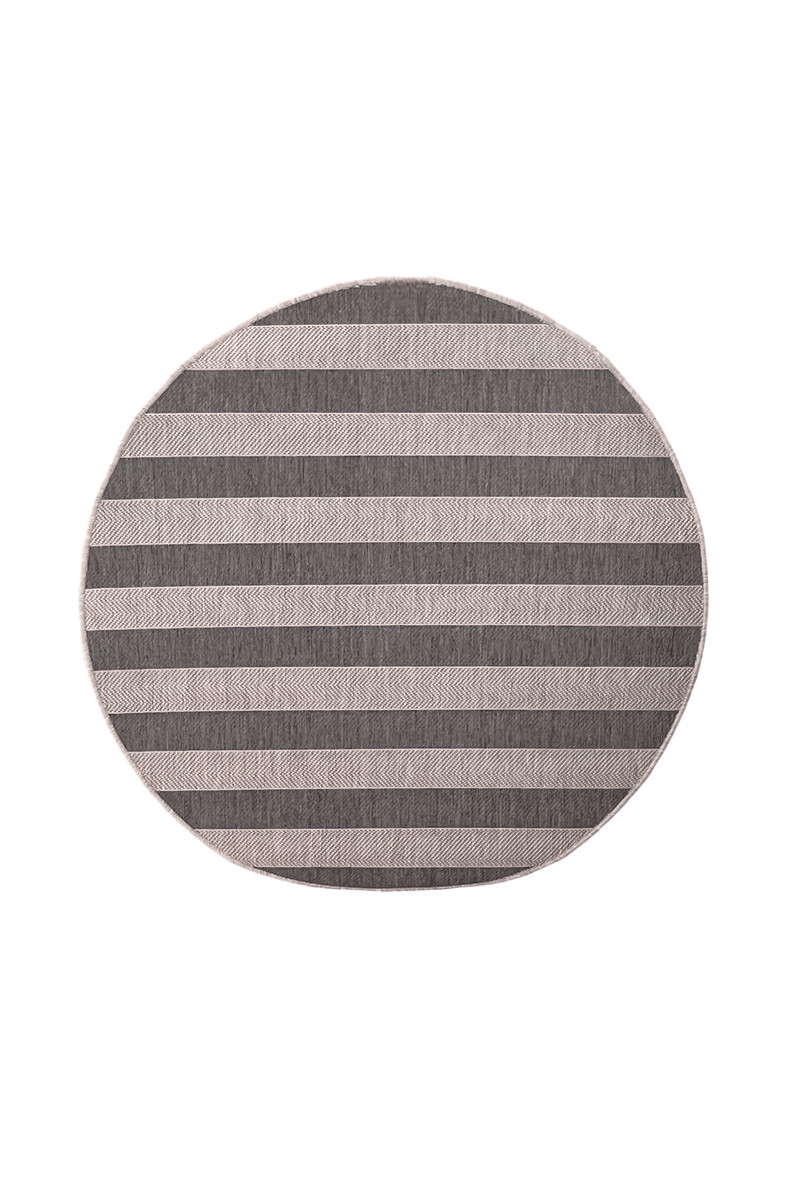 LINEO ALFOMBRA LINEO LIN/5031/3301/ 135CM DIAM SAND/ANTHRACITE