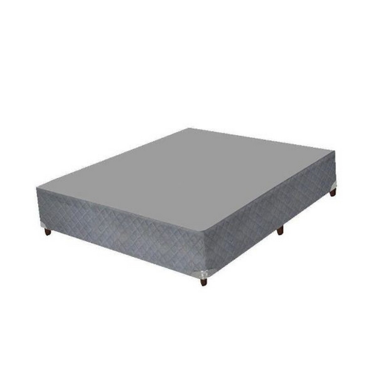 BASE GAZIN CHENILLE GRIS 2 PLAZAS 