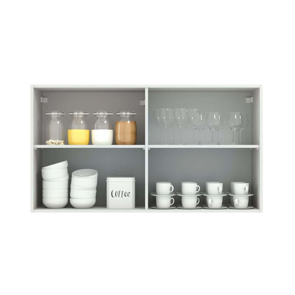 AEREO 120 CM MDP-Y-VIDRIO BLANCO LUX