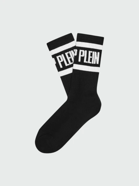 PHILIPP PLEIN - calcetines negros con logotipo Negro