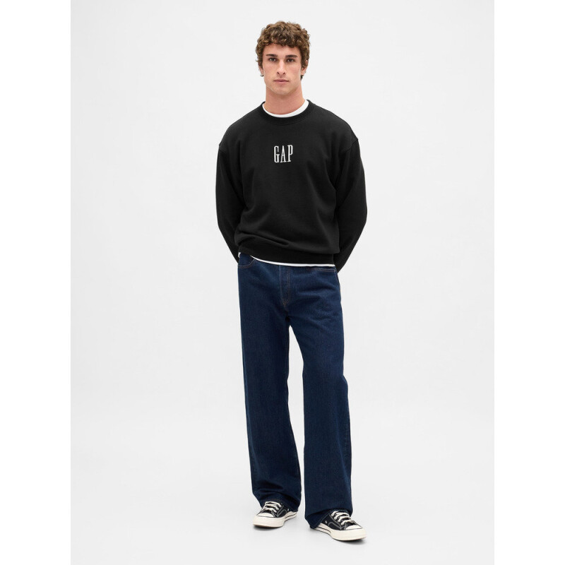 CORP LOGO CREW TRUE BLACK