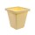 Maceta cuadrada rattan 3 Litros CREMA