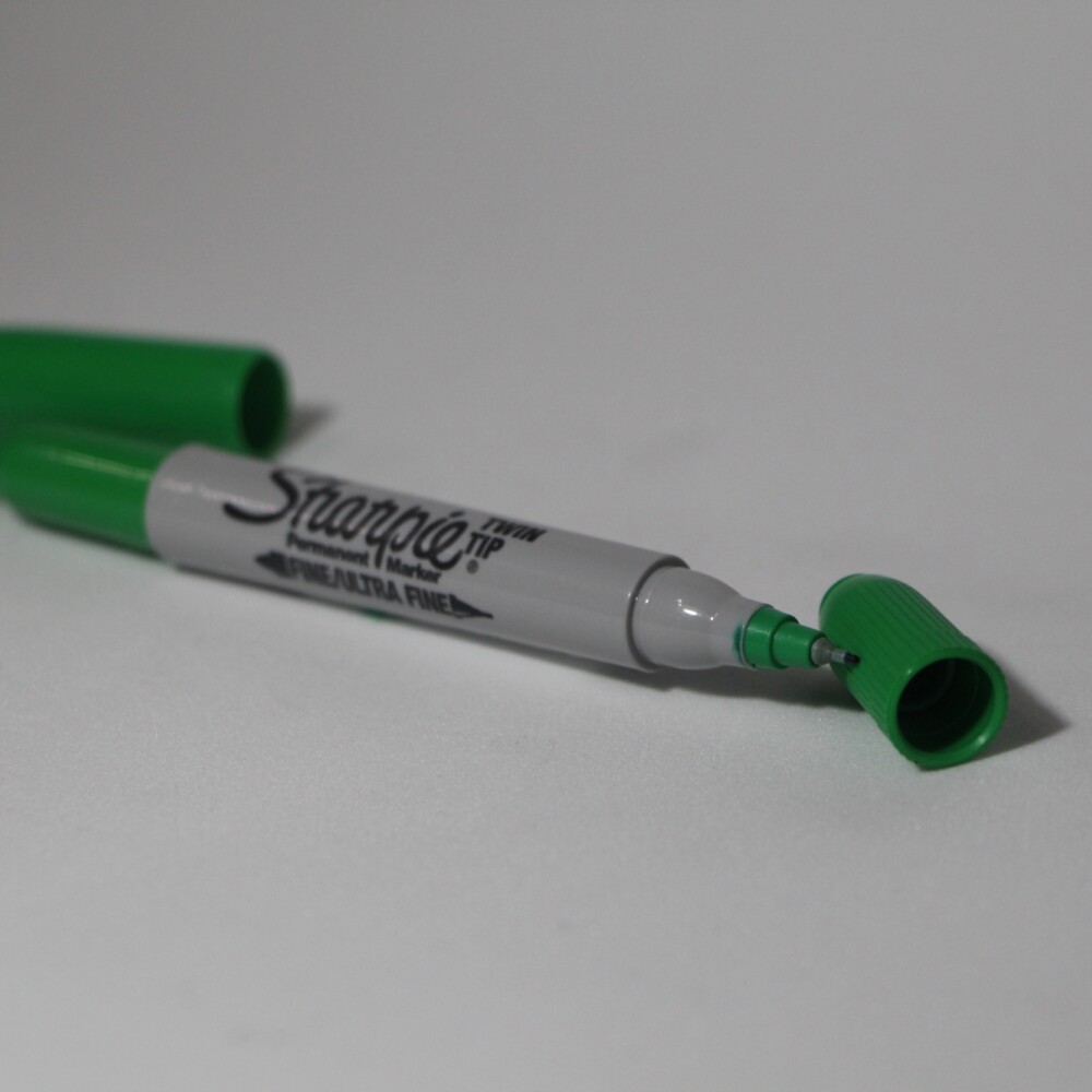 MARCADOR SHARPIE FINO VERDE TWIN