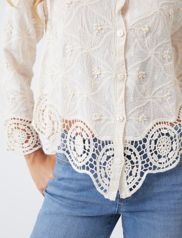 Camisa Boho Calada CRUDO