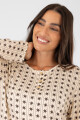 Pijama stars needle Beige