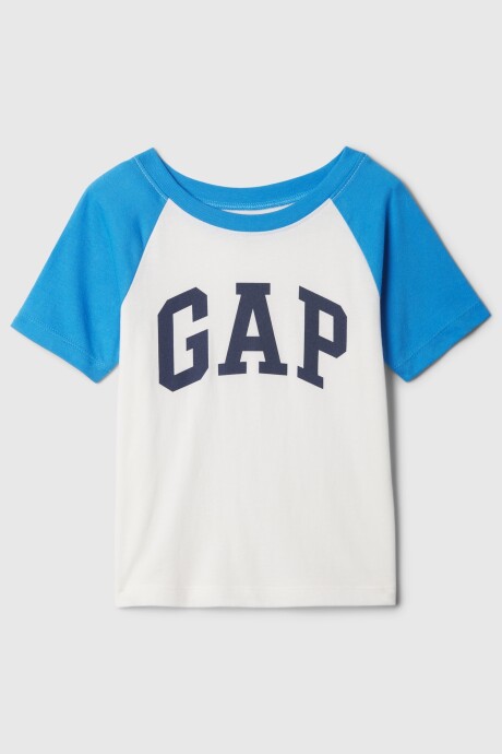 Remera Logo Gap Manga Corta Toddler Niño Breezy Blue 504