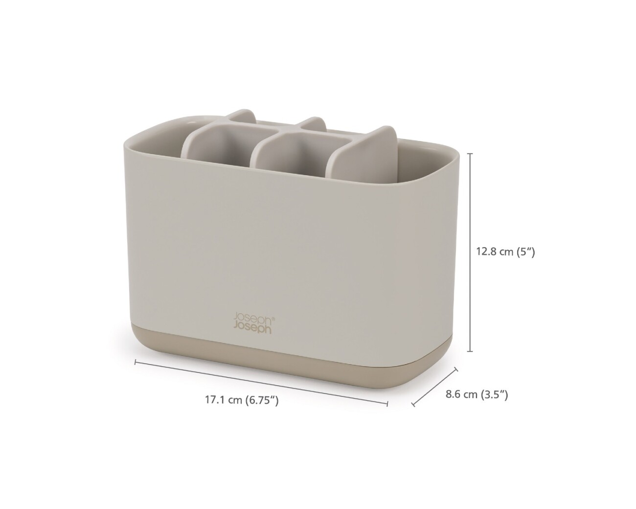 Portacepillos de Dientes Joseph Joseph EasyStore™ Ecru - PREVENTA Portacepillos de Dientes Joseph Joseph EasyStore™ Ecru - PREVENTA