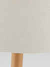 Lámpara mesa JULIUS Ø19xA39cm natural Lámpara mesa JULIUS Ø19xA39cm natural