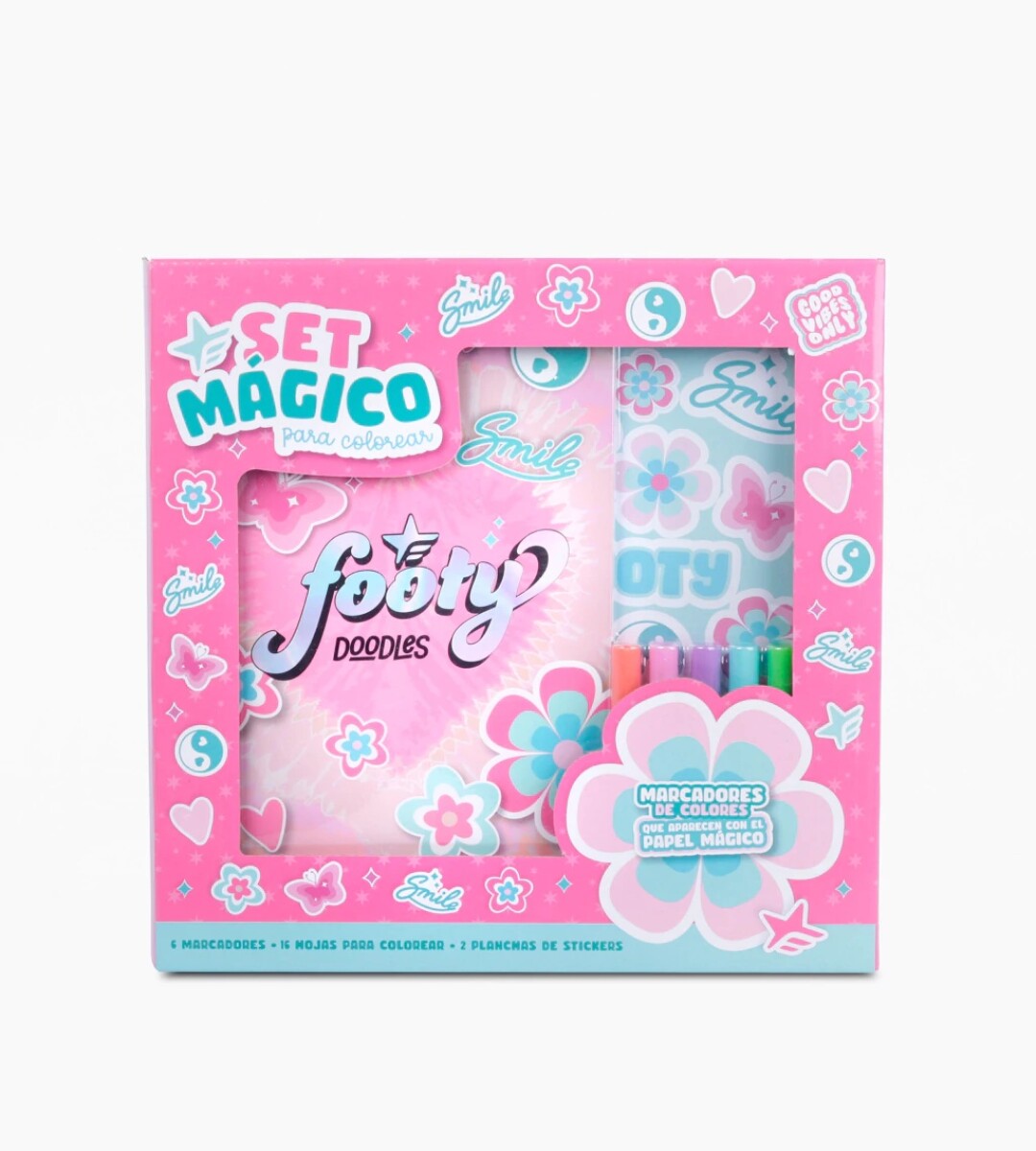 SET MÁGICO PARA COLOREAR HEART ROSA - ROSA 