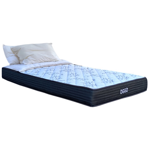 Colchón SUPER MEGA 1 Plaza y Media - Espuma Reversible - 110x188x16 cm - Soporta 130 Kg - 1 AÑO Colchón SUPER MEGA 1 Plaza y Media - Espuma Reversible - 110x188x16 cm - Soporta 130 Kg - 1 AÑO
