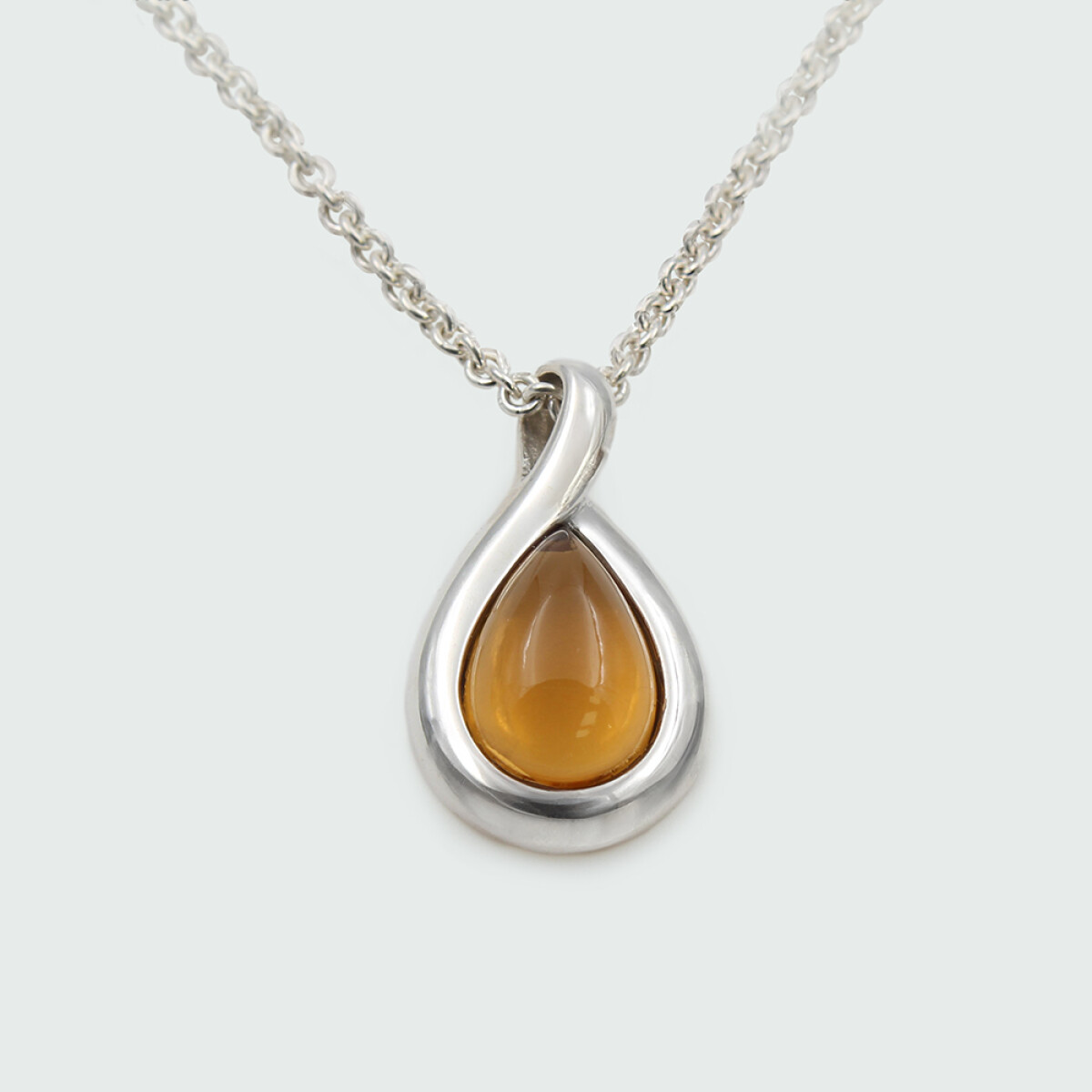 Colgante Ambretta de plata 925 con citrino 