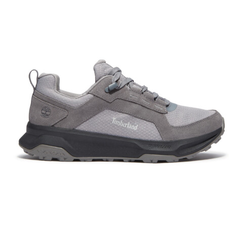 Zapatillas Low Lace Up Waterproof Hombre Medium Grey Suede