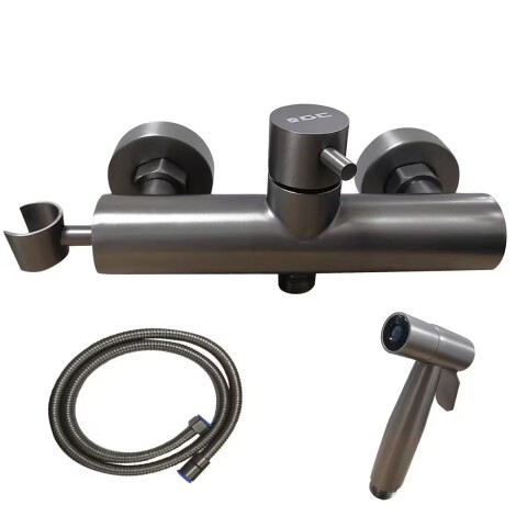 Grifería de Ducha higiénica monocomando exterior Grafito Grifería De Ducha Higiénica Monocomando Exterior Grafito