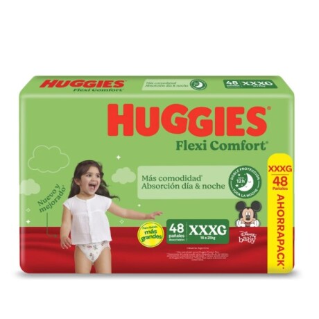 Huggies Flexi Comfort pañales XXXG x48 Huggies Flexi Comfort pañales XXXG x48