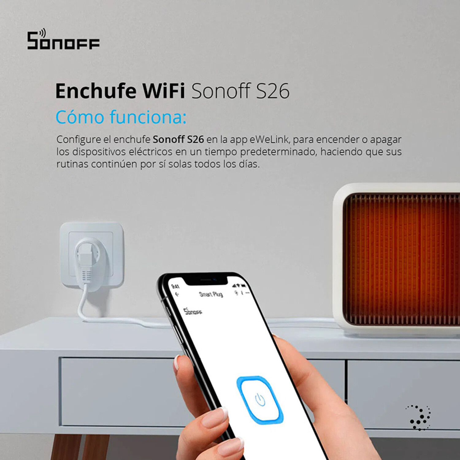 Enchufe Inteligente WiFi Sonoff — Serlux