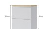 Bajo mesada 70 cm - 1 Puerta 1 Cajón - Rainha Blanco