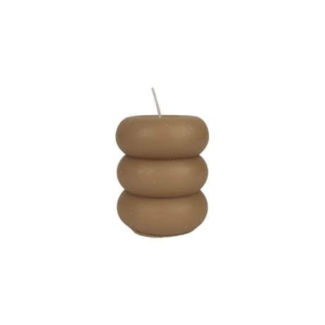 Vela alta cilindrica Beige