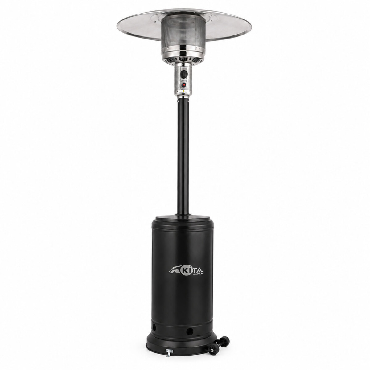 Estufa Tipo Hongo Exterior Gas 13Kg 60m² Calefacción Patio - Negro 