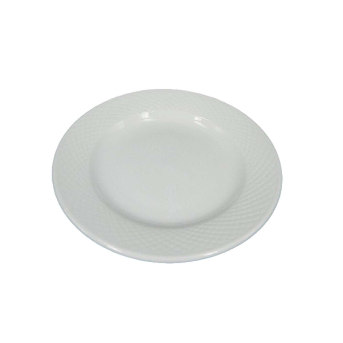 Plato llano blanco 23 cms. S-104 