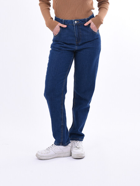 JEAN ASTRID MOM FIT AZUL