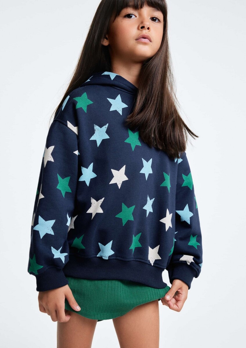 SUDADERA POLAR ESTAMPADA - MULTICOLOR 