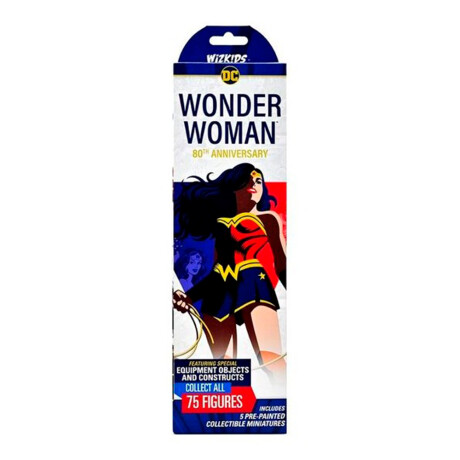 DC HeroClix: Wonder Woman 80th Anniversary Booster(Incluye 5 figuras aleatorias) DC HeroClix: Wonder Woman 80th Anniversary Booster(Incluye 5 figuras aleatorias)